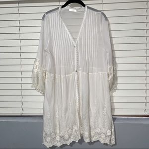 Vintage Cream Blouse - kimono